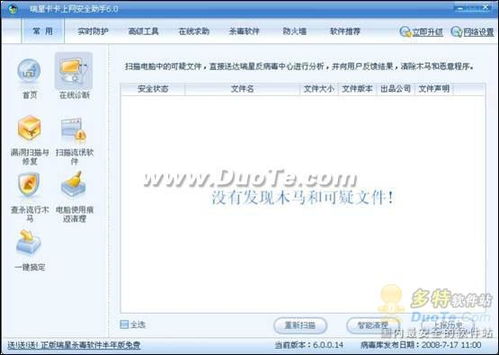瑞星卡卡上網(wǎng)安全助手6.0試用手記 網(wǎng)絡(luò)與信息安全的得力助手